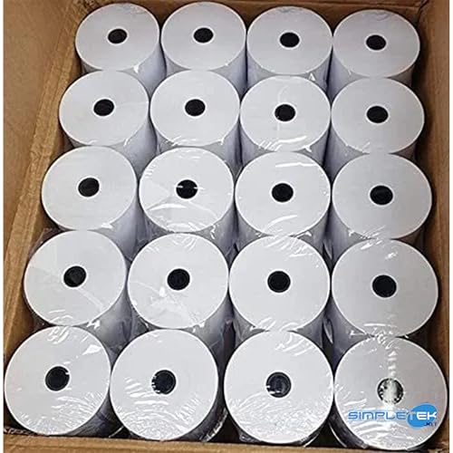 Papel térmico para terminales de cobro POS y TPV 57 mm x 40 mm SIMPLETEK 3