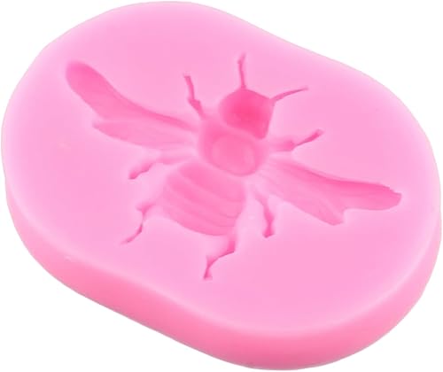 Miniatura 54 de Molde de silicona de abejorros para fondant de abeja, molde de abejas para decoración de pasteles de azúcar, decoración de cupcakes, pasta de goma