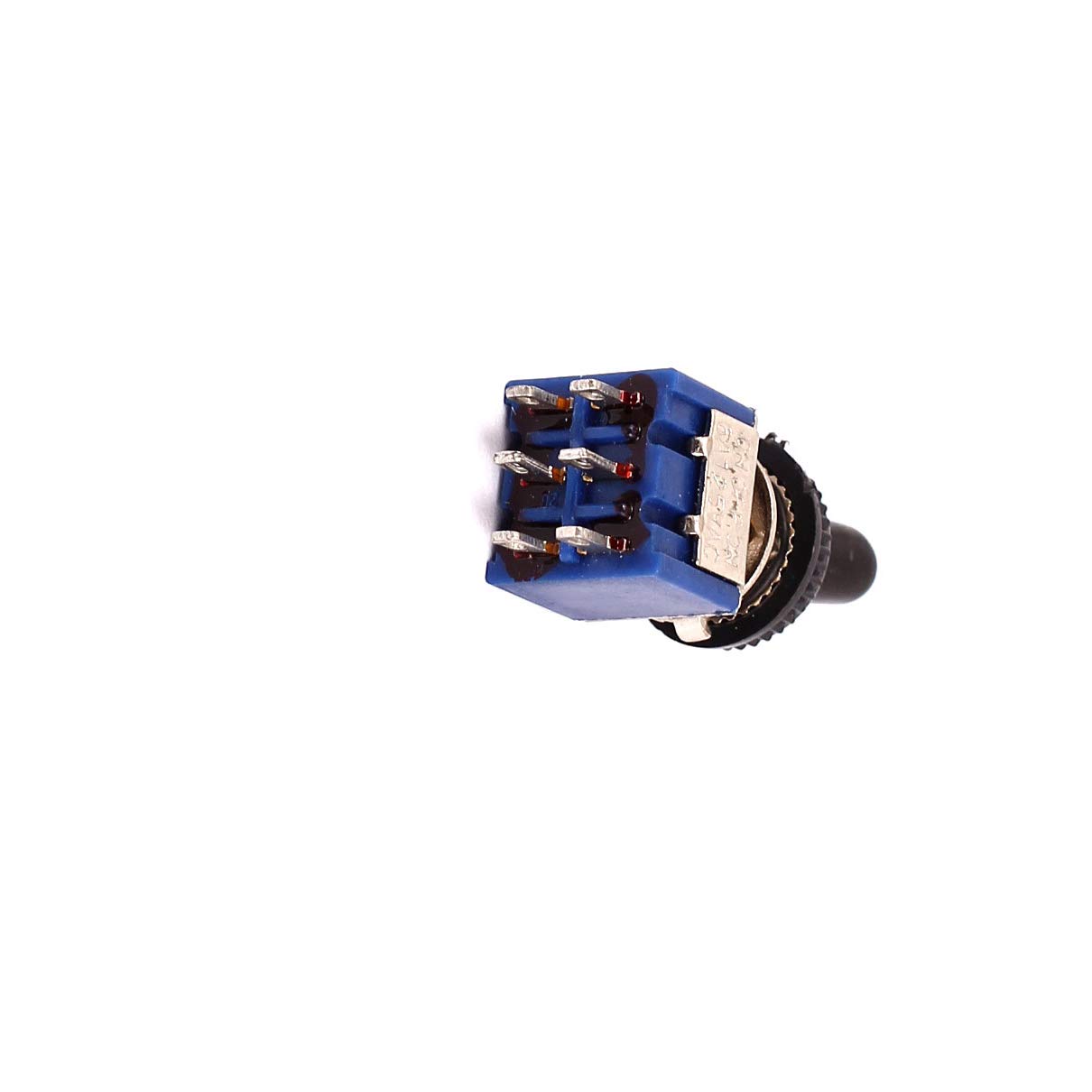 Interruttori CA 250 V 3 A 120 V 6 A ON/OFF/ON DPDT 6 pin Interruttore a levetta con cappuccio impermeabile a levetta VEzSgFdY