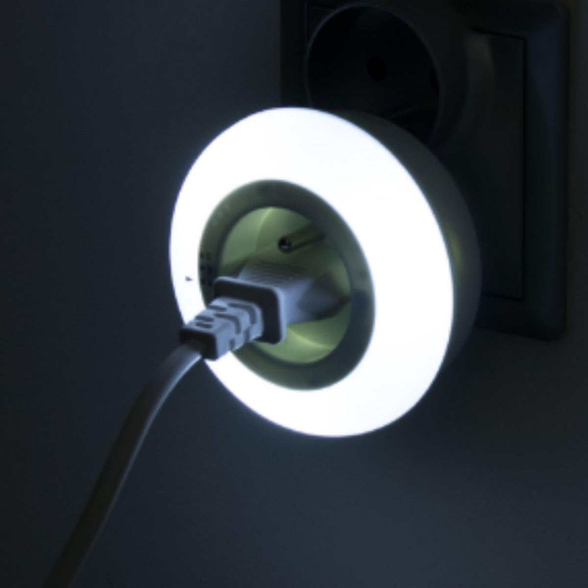 Punto luce notturna crepuscolare da interno Dropled, luce notturna