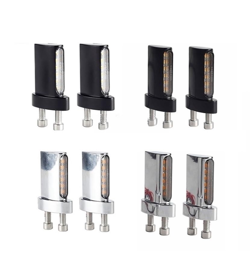 Feux clignotants pour moto Softail avec finition aluminium durable - 2