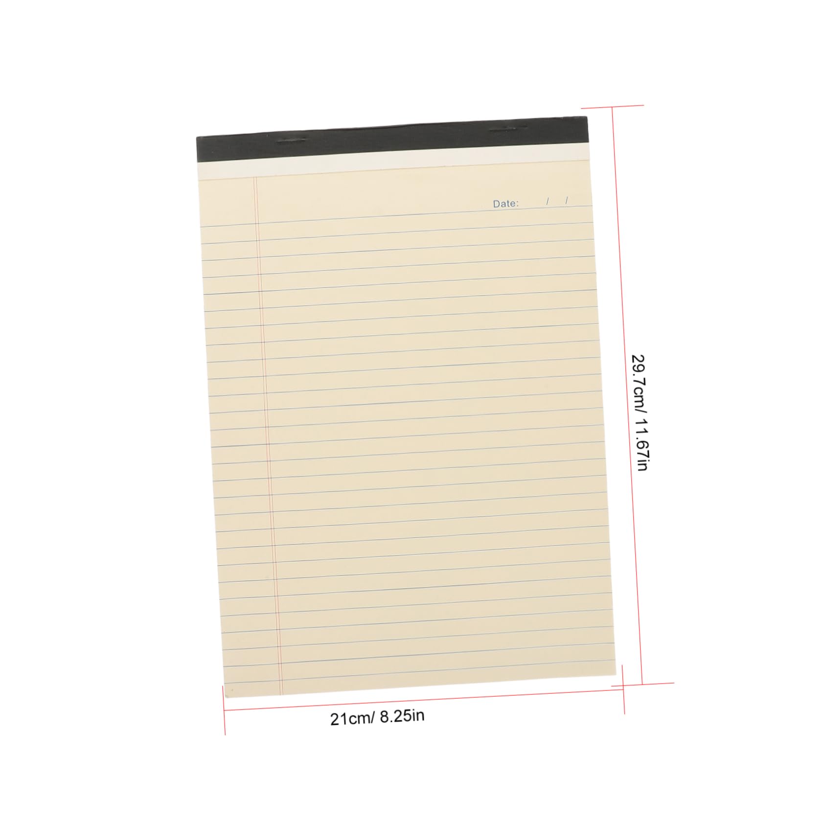 Lurrose Blocco Note Tascabile A4 Strappabile, Comodo Quaderno di Appunti Formato A4, Blocco Note Fogli Facili da Staccare per Ufficio e Scuola, Set da 4 Pezzi senza Residui di Carta