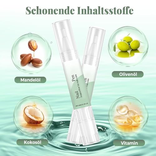 Nail Care Pen Nagelpilz Stift, Nagelpilz Stift Nail Care Pen Nagelpflegestift Nagelpflege NägelReparatur Care Pen Für Gepflegte Fingernägel & Fußnägel (2PC)