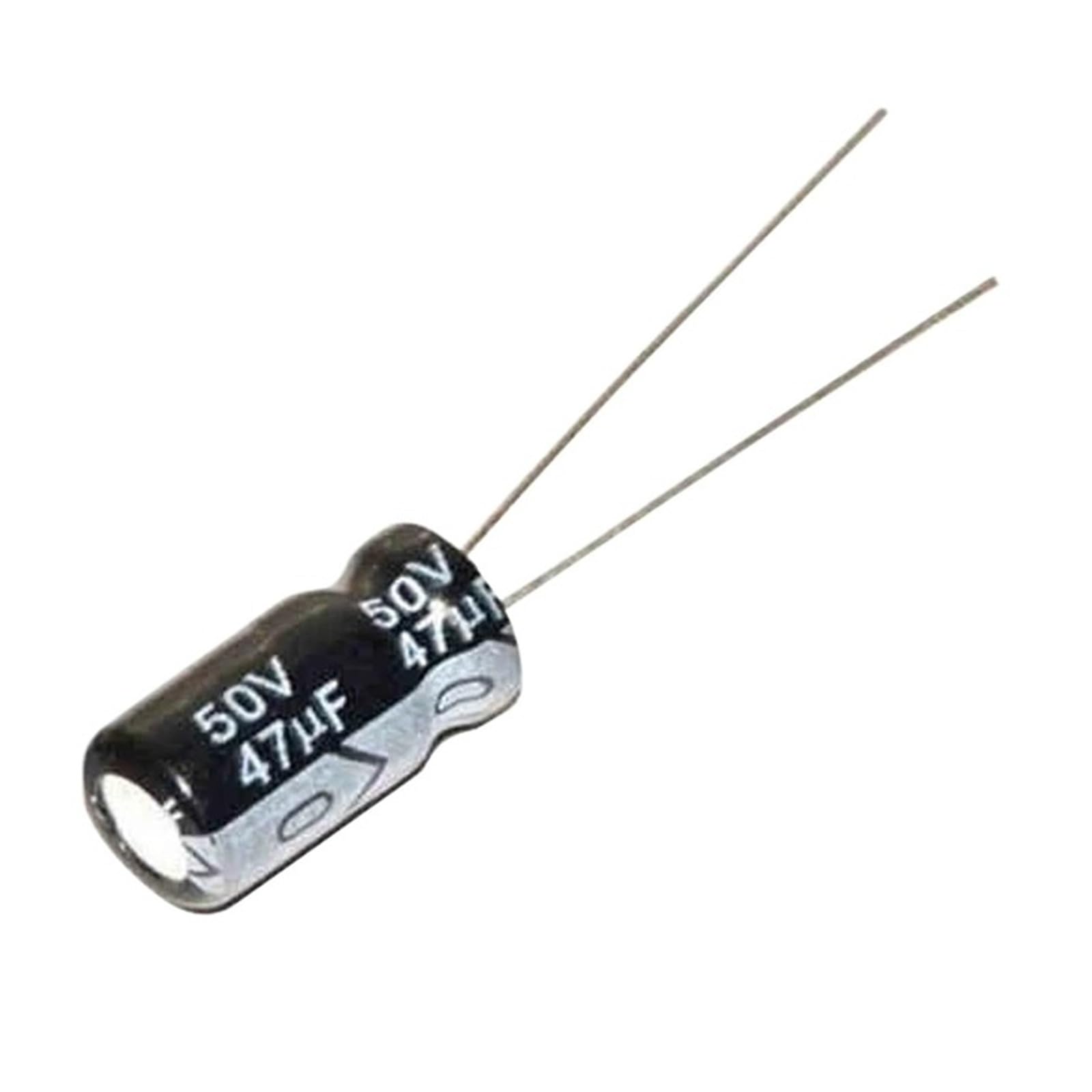 Condensateurs 47uf 50v à faible ESR en aluminium 6x12mm pour un filtrage de tension stable