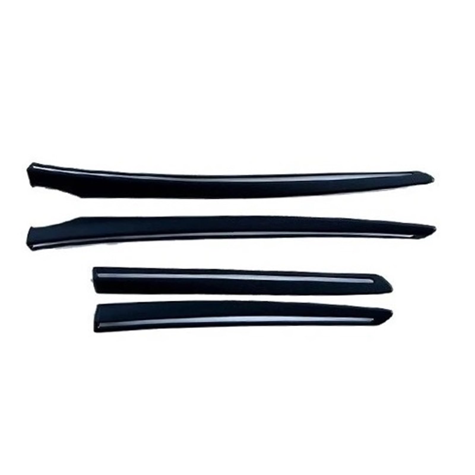 Car Interior Sticker Car Door Decorative Strip for Tesla for Mode for Y for Juniper 2025 4Pieces Sticker Cover Interior Accessories(4pieces Matte Black)