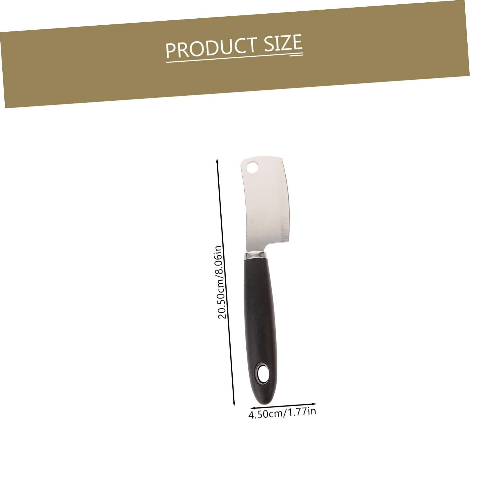 STOBAZA Stainless Steel Cheese Slicer Fruit Knife Mini Cutting Tool Set for Cheese Fruits Vegetables Comfortable to Hold Design