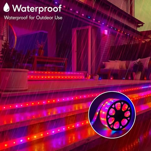 Image of V.E.S.P.A SMD LED Strip Lights Waterproof Lighting for Home Wall Decor & Interior Decoration | Perfect for Diwali Lighting | | Wedding | Events | Strip Lights | (Multi, 34 Meter)