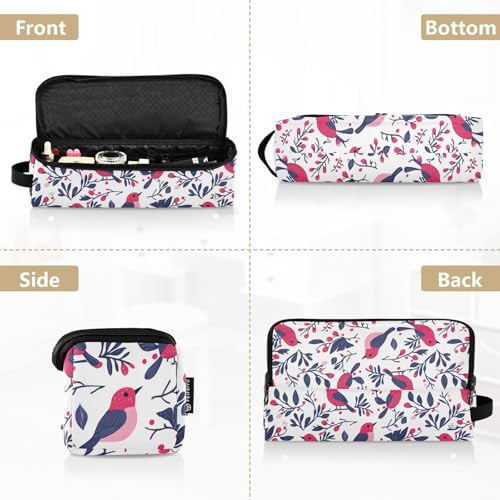 Bolsa de viaje Free Birds Marble para herramientas de cabello con tapete resistente al calor para planchas, rizadores y accesorios de cuidado capilar. Organizador portátil miniatura 5