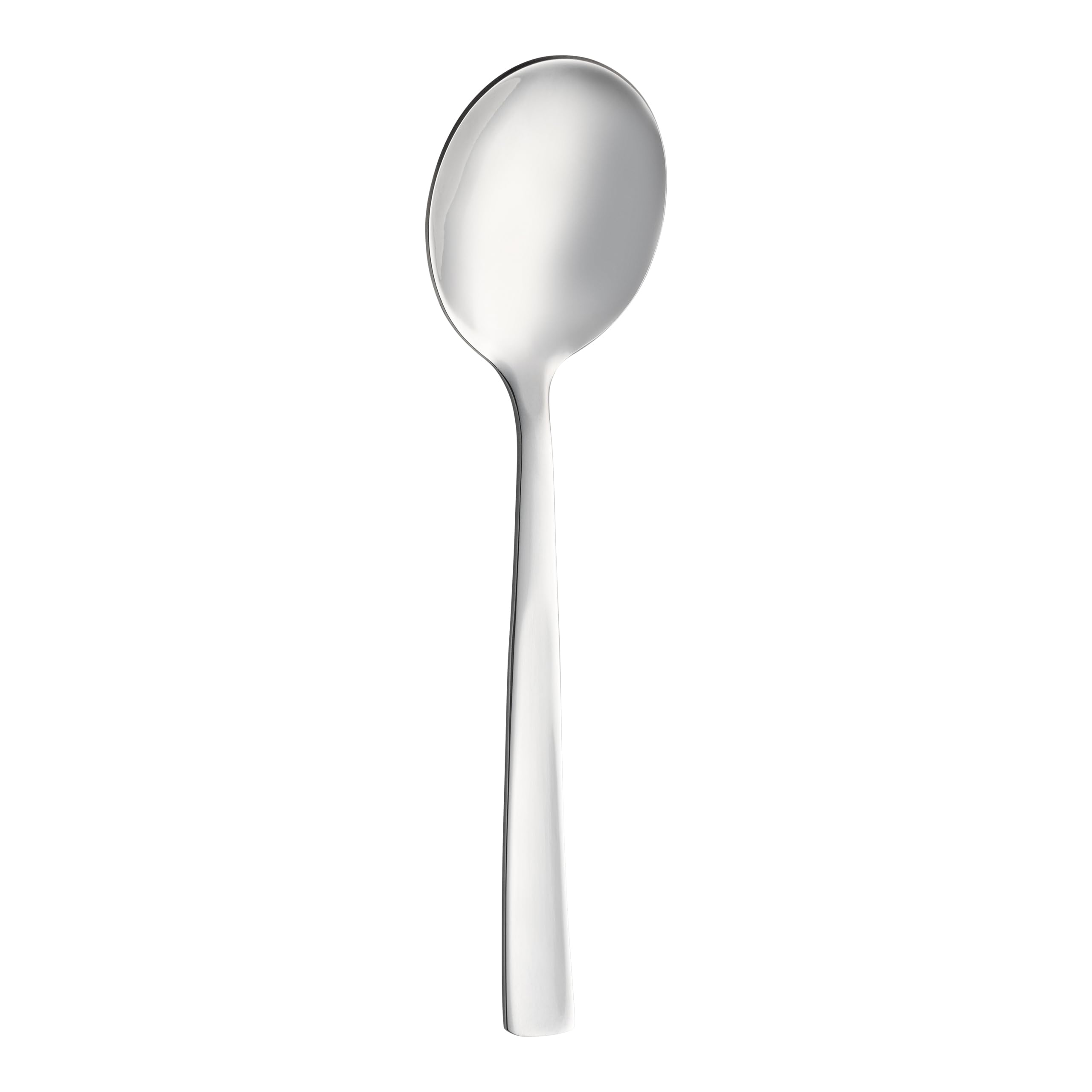 Grunwerg Strand Collection Soup Spoons, 18/0 Stainless Steel, Set of 12