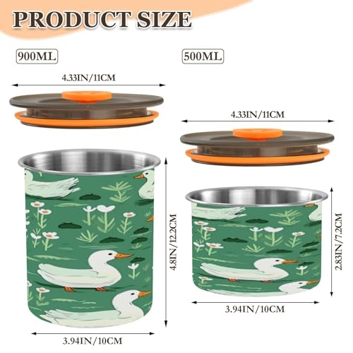 Envase para café hermético acero inoxidable 500ml miniatura 2