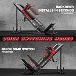 Leg Press Hack Squat Machine, Leg Machine for Home Gym with Linear Bearing, L11 Professional Adjustable Leg Exercise Machine, Lower Body Workout - Image 4