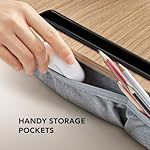 HUANUO Portable Lap Laptop Desk with Pillow Cushion, Fits up to 15.6 inch Laptop, with Anti-Slip Strip & Storage Function for Home Office Students Use as Computer Laptop Stand, Book Tablet - Image 5