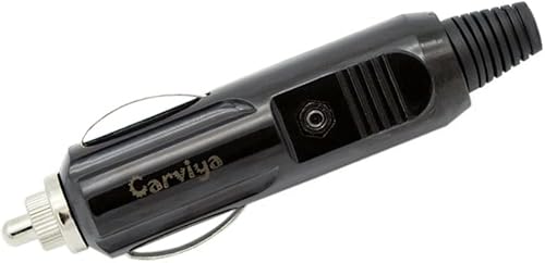 Carviya 3 5 6 8 10 15 20 Amp encendedor de cigarrillos de coche masculinoconector de enchufe auxiliar 12 voltios con indicador de diodo fusible (10A)