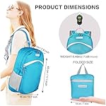 35L Foldable Waterproof Backpack For Outdoor Sports Travel Inside Wet Clothes Compartment Packable For Multiple - Image 2