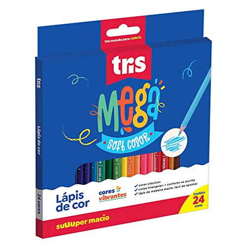 Lapis Cor Mega Softcolor 24 Cores