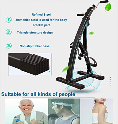 Vélo d'exercice stationnaire avec moniteur LCD et pédalier réglable - 4
