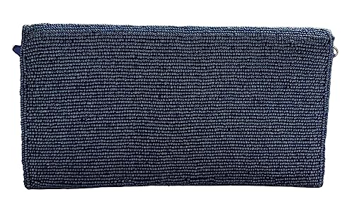 Image of DUCHESS Women's Hand Embroidered Envelope Clutch -Bridal Ethnic Traditional Casual Purse /Clutch /Handbag (23 L x 2.5 W x 13H cm)