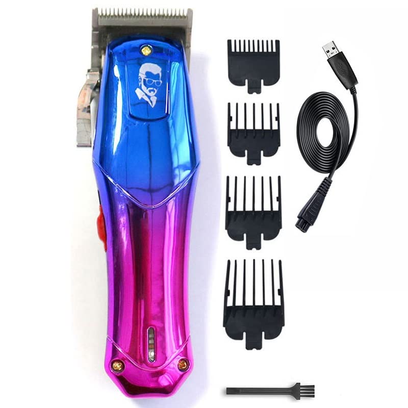 Hair Clippers for Men, Professional 390 Major Motor Adjustable Hair Clipper Men Rechargeable Electric Beard Hair Trimmer Cordless Hair Cut