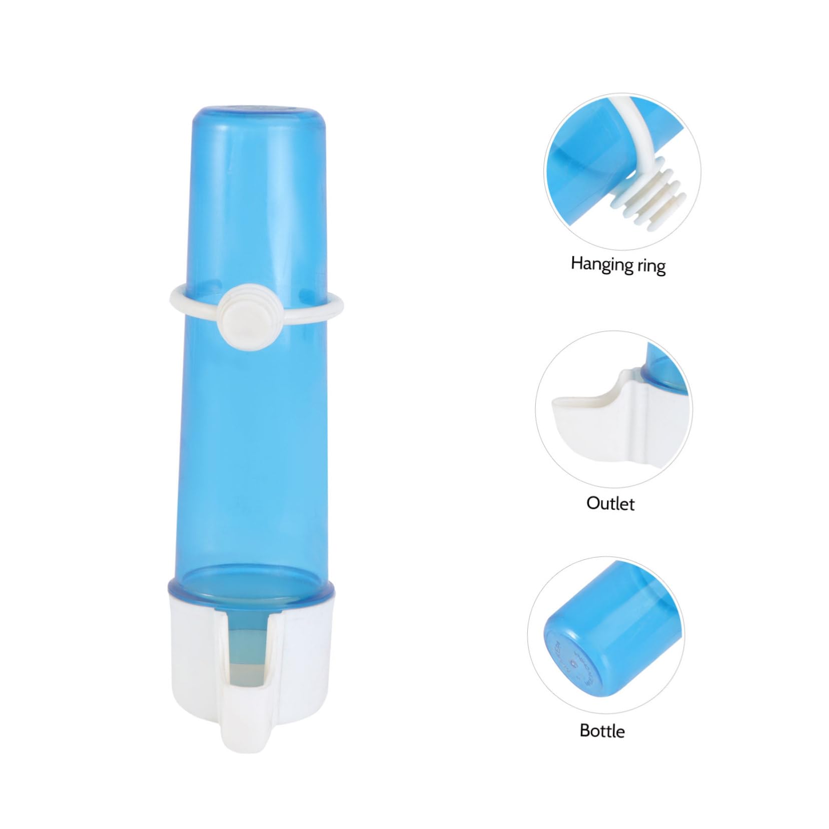 Hohopeti 1pc Automatic Bird Water Dispenser Plastic Water Container Tool for Birds Compact Design for Easy for Parakeets Budgies and Lovebirds