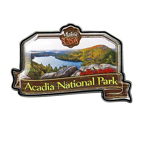 Acadia National Park, Maine, USA Explorer Pin - Collectible Enamel Lapel Pin for Backpacks, Scarves and Jackets | Jeweler Class Metal | Spartan and the Green Egg Explorer Series (252)