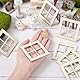 OLYCRAFT 20 Stück Miniatur Fensterrahmen Aus Holz Quadratisch Miniatur Fensterrahmen Mini Fenster Gartenornamente Mini Möbel Fensterrahmen Für Miniatur Häuser Dekoration Möbelzubehör - 7x7cm