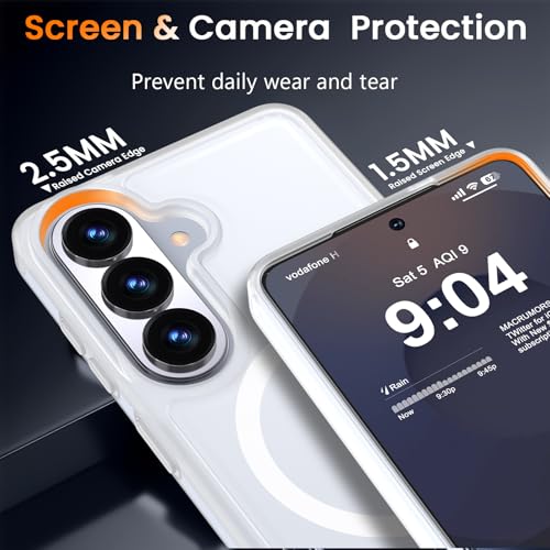 Image of WRJ Magnetic Case for Samsung Galaxy S23 6.1-Inch,Matte Clear