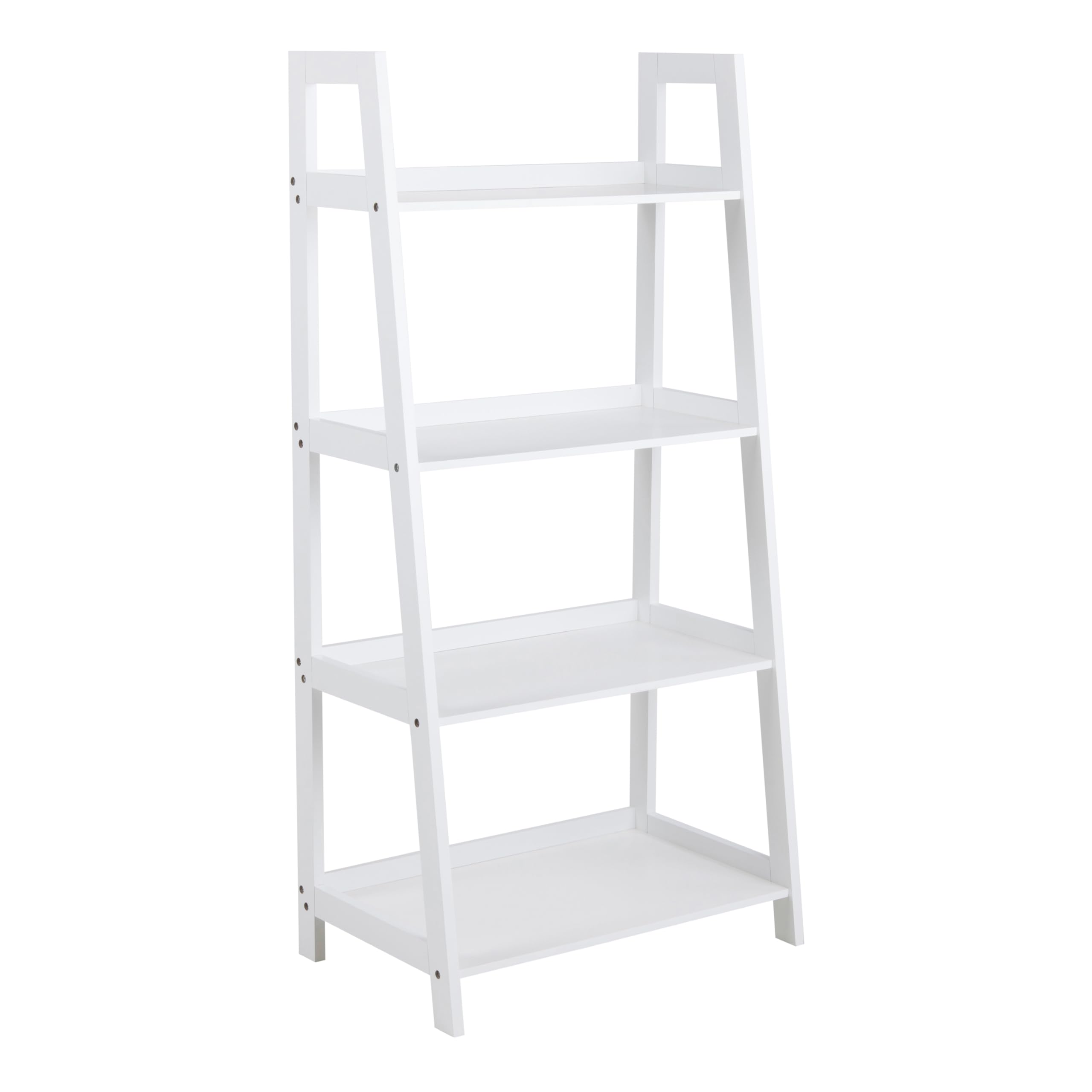 Furniture To Go | Wally Bookcase with 4 Shelves in White