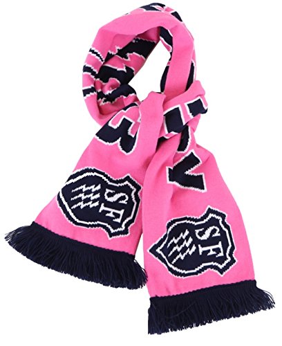 Stade Français Paris - Echarpe double Jacquard - Mixte - Multicolore (Rose/Marine) - Taille Unique