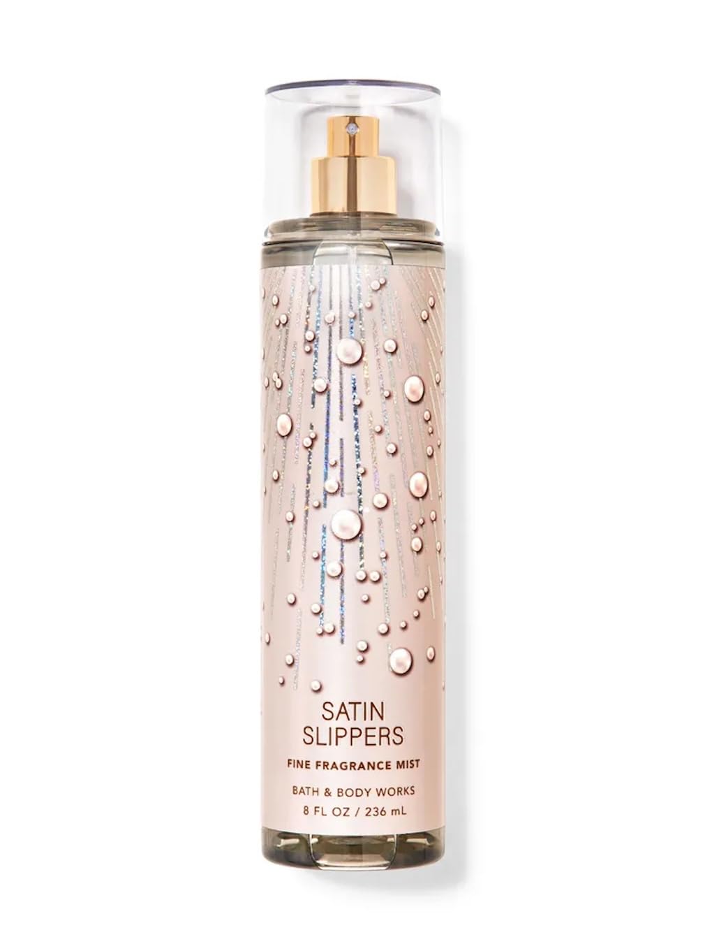 Bath & Body Works Satin Slipper Fine Fragrance Body Spray Mist, Warm Vanilla Sugar (Satin Slippers)
