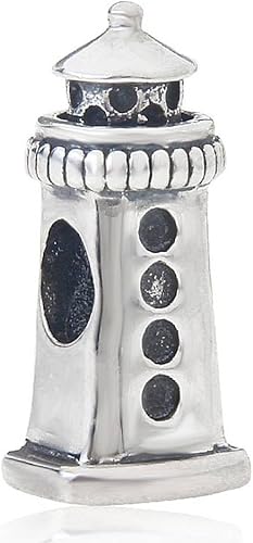 Miniatura 2 de ARTCHARM 925 Sterling Silver Airplane Pendant, Statue of Liberty, Lighthouse, Colosseum, Souvenir, Valentine's Day Gift for