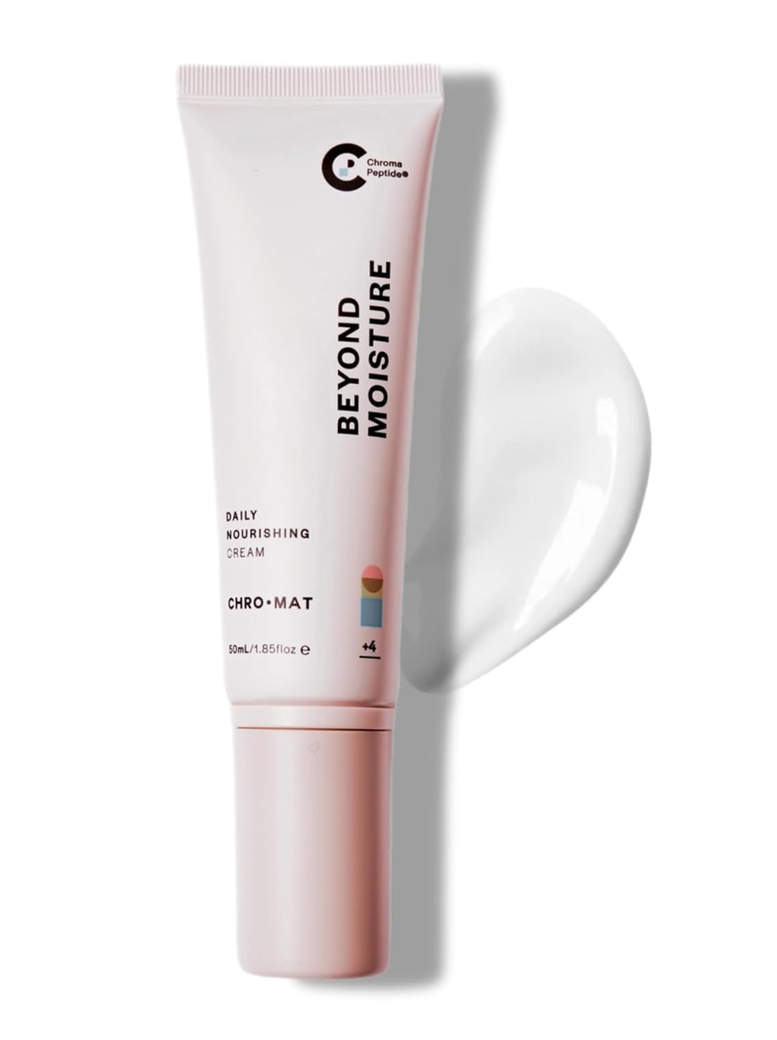 CHROMAT Beyond Moisture Peptide Moisturizer for Face - 50mL Daily Nourishing Cream with Hyaluronic Acid for Deep Hydration - Multi Peptide Face Cream