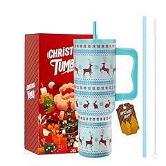 C Blue Christmas Lucky Deer