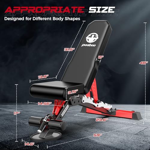 Adjustable Weight Bench for Home Gym