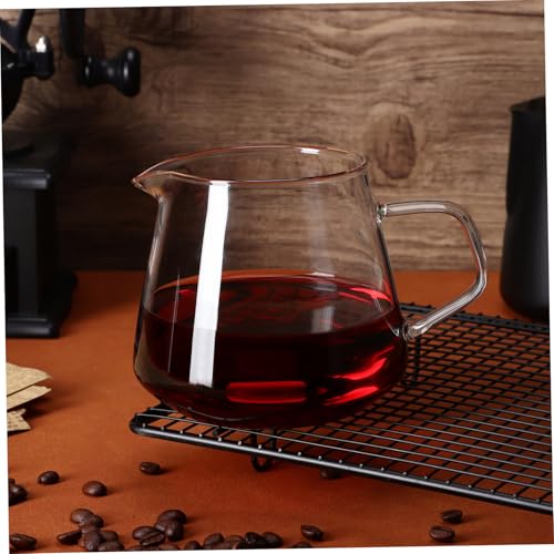 KICHOUSE Tetera eléctrica de vidrio 650ml resistente al calor miniatura 6