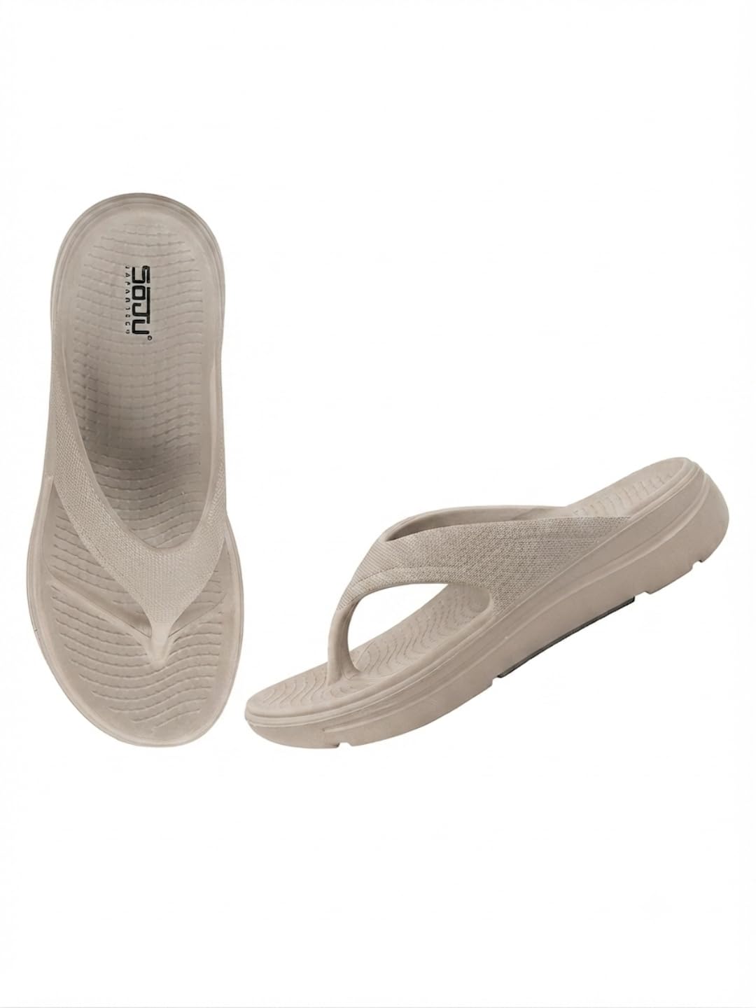 soju Stylish Daily & Casual Wear Soft Cushioned Slide Slippers Flip Flop Sandals For Men's & Boy's-picture-23