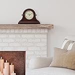 Walnut Farmhouse Dome Mantel Clock
