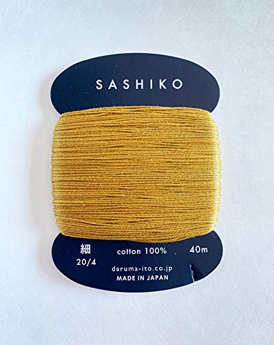 Daruma Sashiko Thread - Bordado japonés y acolchado - Peso fino - 40m miniatura 1