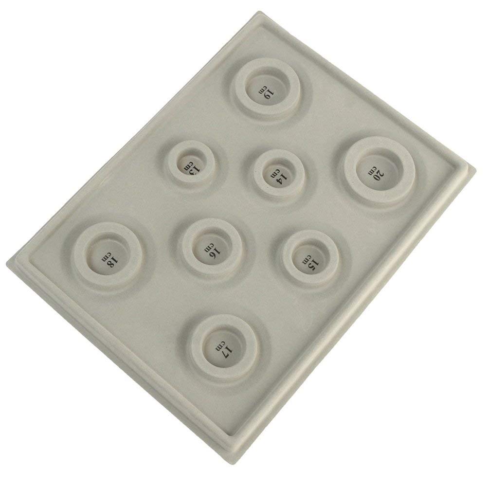 Pulabo Gray U-M Flocked Beading Bead Board Bracelet Design Tray Jewellery Making Diy Craft Tool Adorable Quality And Practical Exquisite