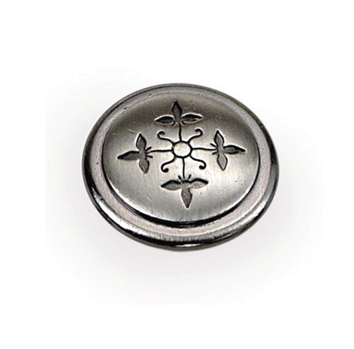 Laurey 53017 Cimarron 1-1/4-Inch Diameter Knob, Satin Nickel