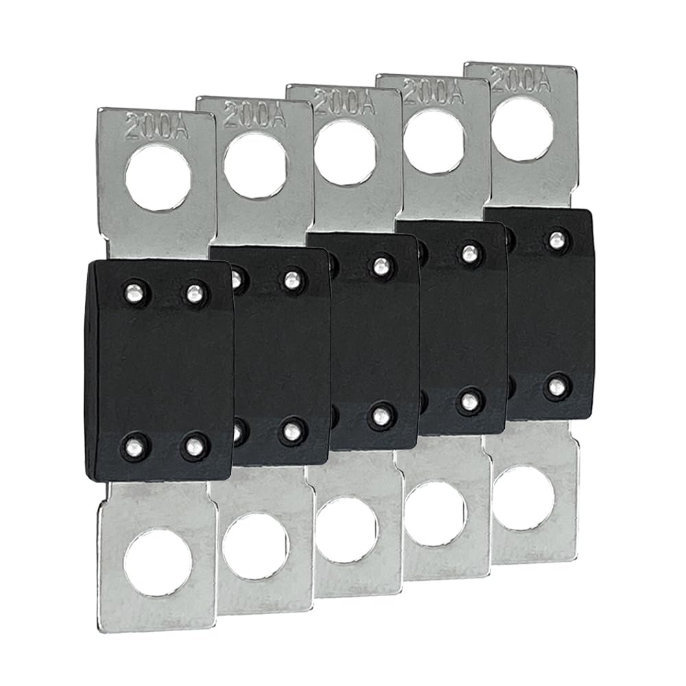 Offgridtec Lot de 5 fusibles MEGA 200 A 70 V 48 V