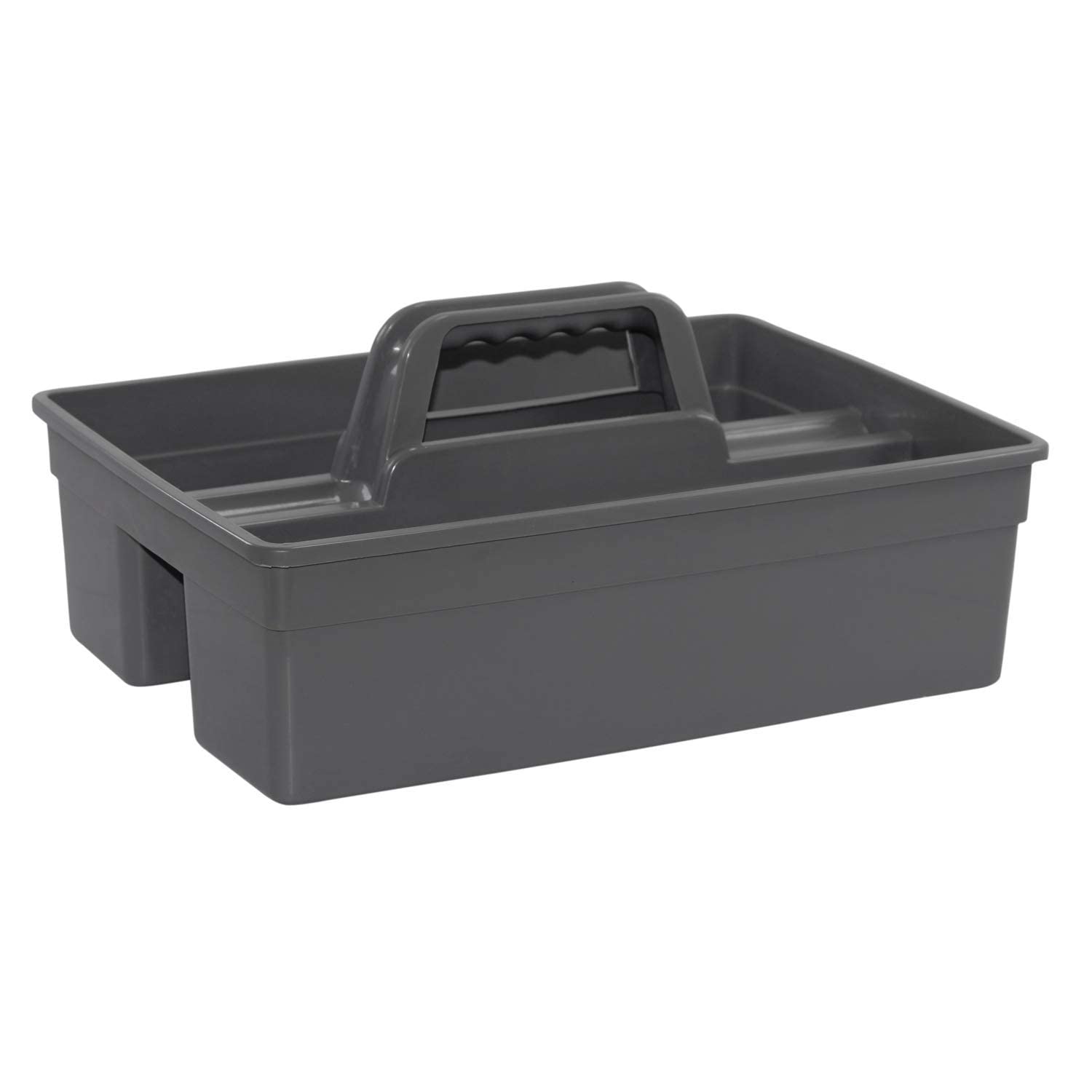 Handy Caddy Bucket/Basket Tool Organizer with Handle Plastic (39.4 cm x 24.4 cm x 13.3 cm) (GREY)