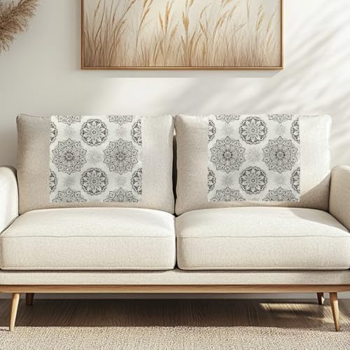 Fuojuvelie Headrest Covers for Recliners Flower Recliner Headrest Protector Washable Sofa Headrest Covers Furniture Protector for Living Room Home 2 Pcs