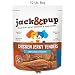 Jack&Pup Premium Natural Real Chicken Jerky Dog Treat Chews (8 Oz. Pack) – Delicious Fresh Extra-Lean Tender Chicken Jerky for Dogs –No Fillers or Additives; Only Real Natural Chicken Breast Tenders