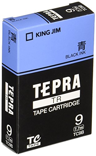 キングジム テープカートリッジ カラーラベル TC9B 青 9mm
