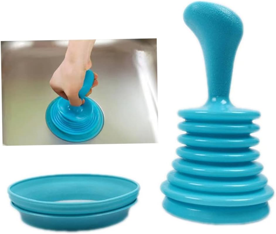 Sink Drain Cleaner Tool Sink Plunger Powerful Drain Plunger Mini Handheld Pump Cleaner for Sinks Bath Shower Kitchen image 3