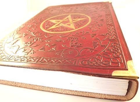 Large Handmade Eco Friendly Leather Journal Book of Shadows