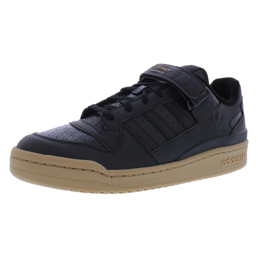 Image of adidas Originals Forum Low Shoes Men IE4787 (Black /Black /Gum), Size 11.5