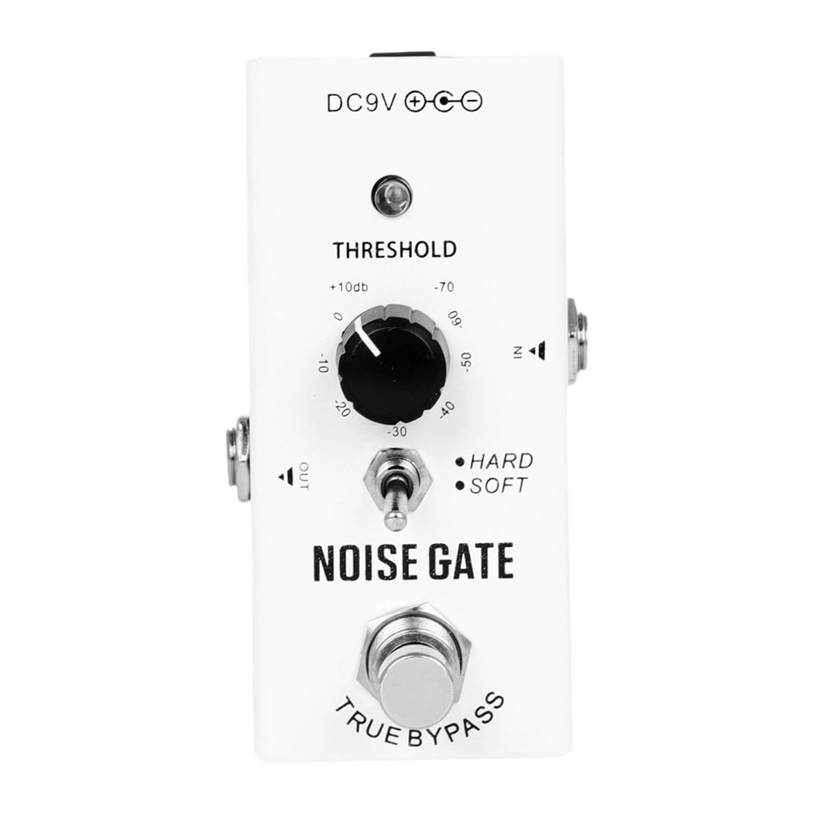 Harilla Noise Gate Noise Suppressor Pedal Compact Noise Effect E-Gitarren-Effektpedal für E-Bass-Zubehör