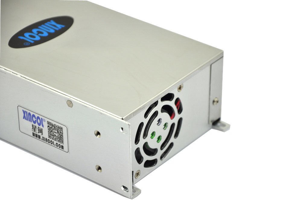 XINCOL LED Trasformatore di Alimentazione Interruttore AC 220/110V to DC 12V 50A 600W [Classe di efficienza energetica A]