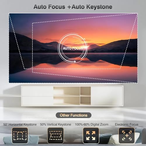 Image of TOPTRO Legend Mini Pro Projector 4K Ultra HD, 26000 Lumens (Q11)